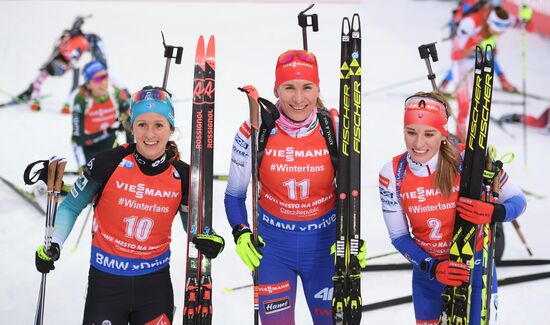 Czech Republic Biathlon World Cup Mass Start Women
