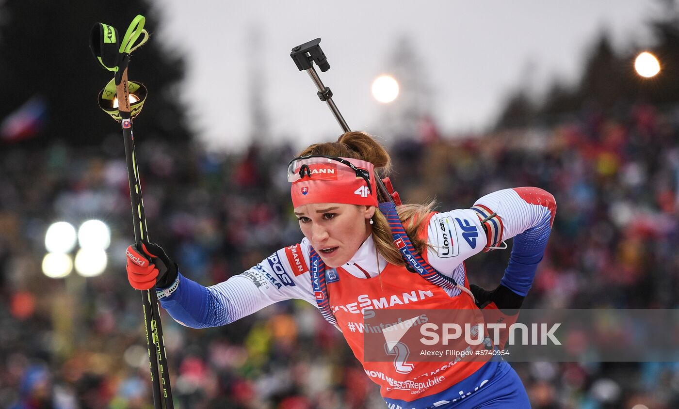 Czech Republic Biathlon World Cup Mass Start Women