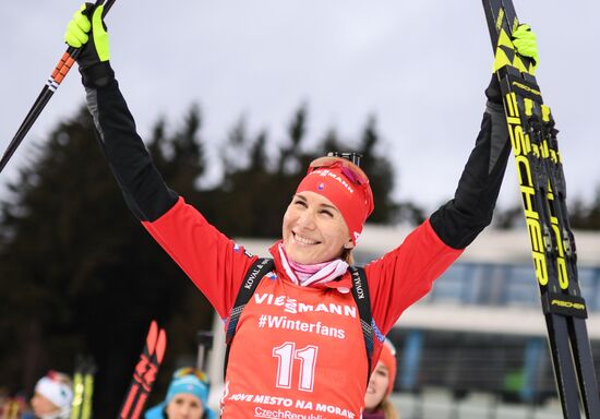 Czech Republic Biathlon World Cup Mass Start Women