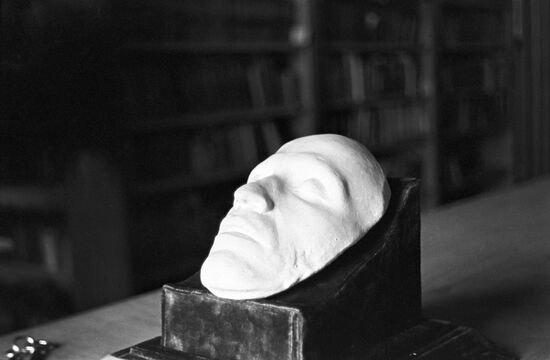 Death mask of Alexander Pushkin