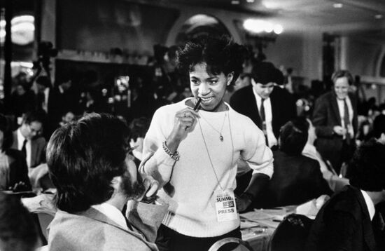 Russian journalist Yelena Khanga