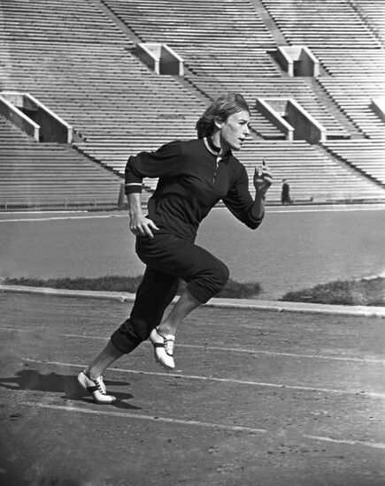 Soviet track and field athlete Tatyana Shchelkanova