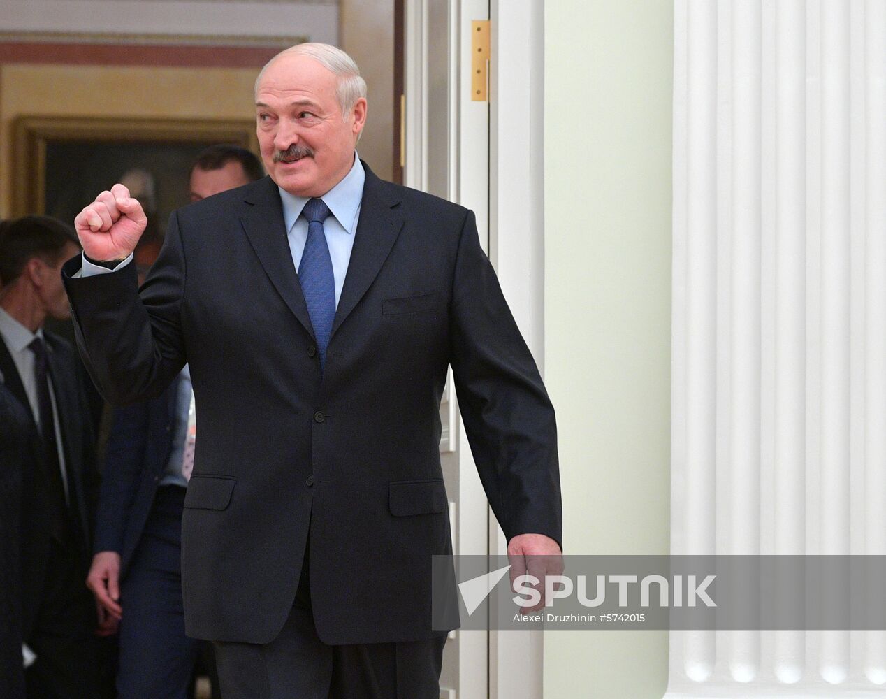 President Vladimir Putin meets with President of Belarus Alexander Lukashenko