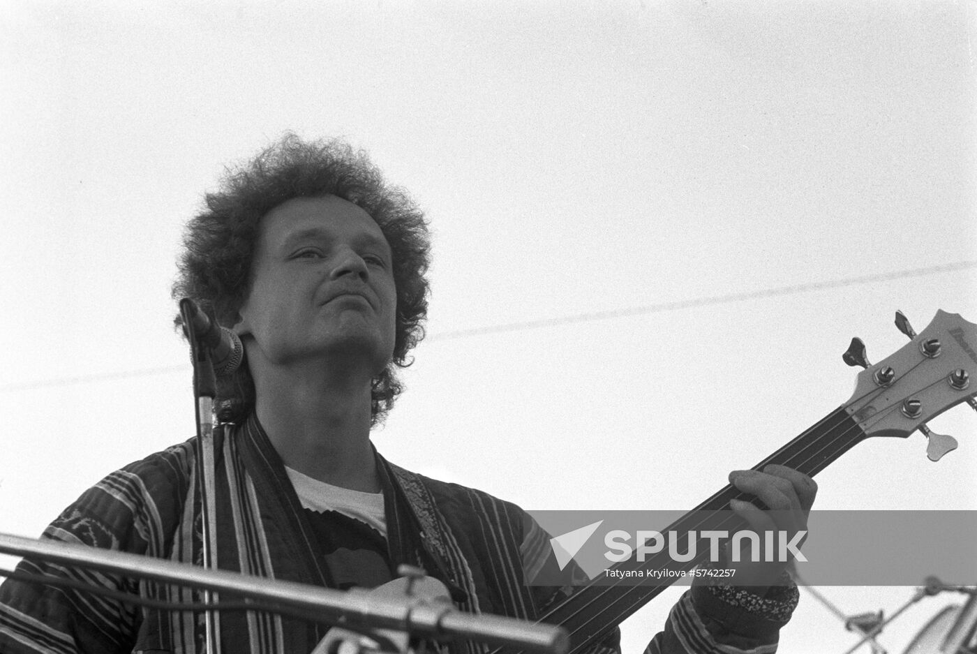 Aquarium band's guitarist Alexander Titov