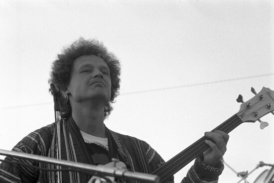 Aquarium band's guitarist Alexander Titov