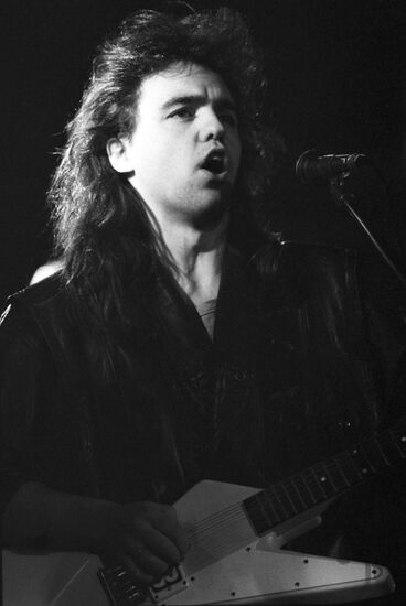 Yevgeny Yeltosv of Attraction rock band