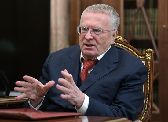 President Putin meets with leaders of State Duma party factions