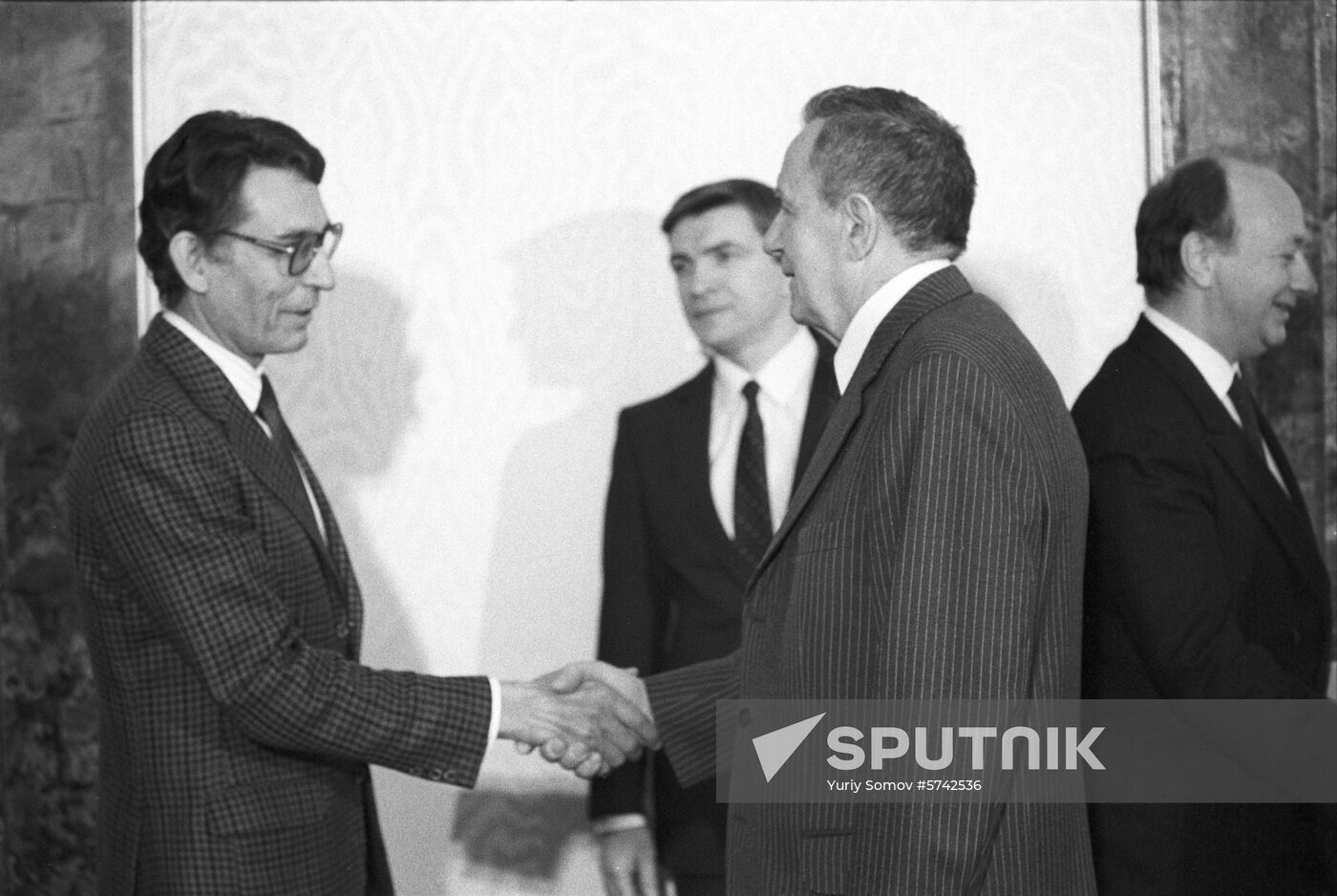 Andrei Gromyko and European Parliament deputy R. Pike