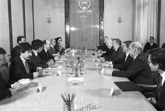 Delegation of communist deputies of European Parliament in USSR