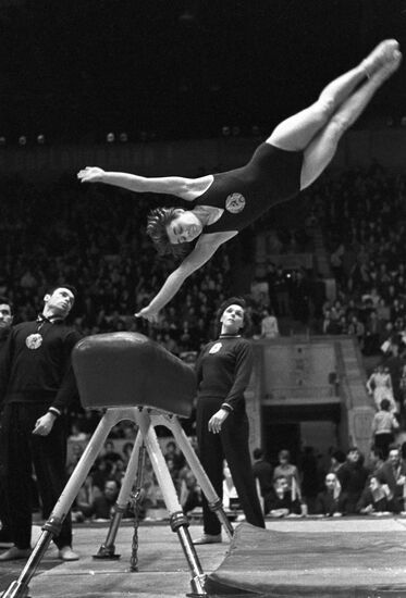 Gymnast Yelena Volchetskaya