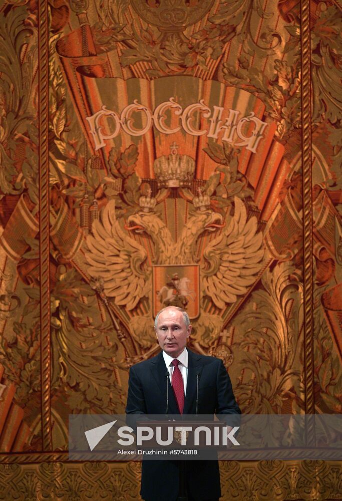 President Putin attends New Year gala event at Bolshoi Theater