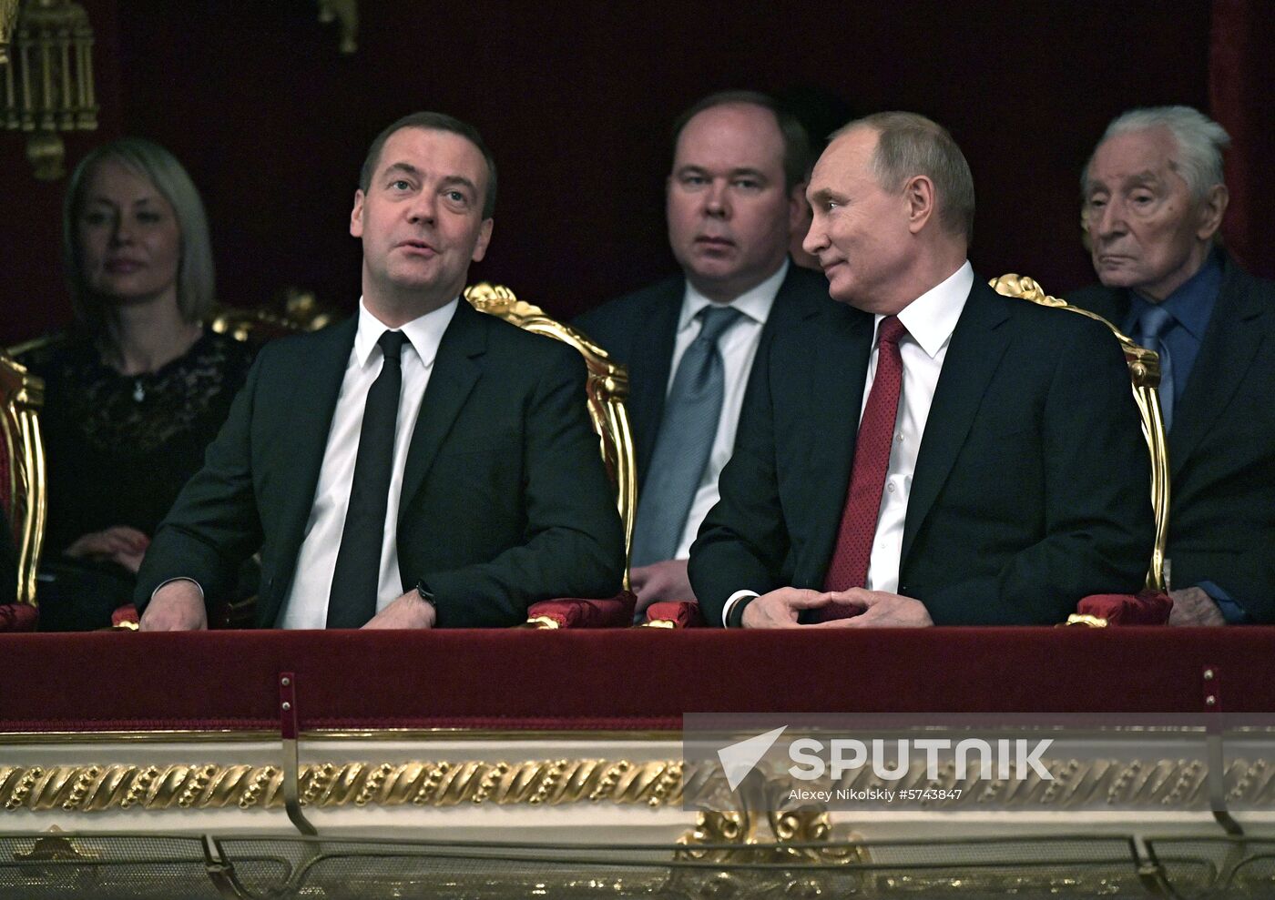 President Putin attends New Year gala event at Bolshoi Theater