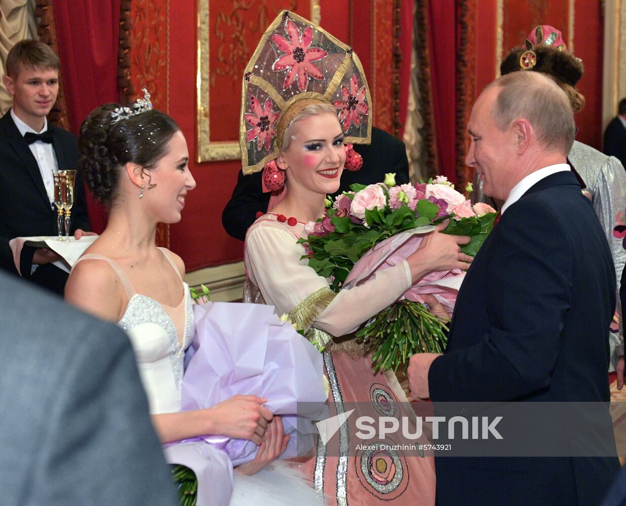 President Putin attends New Year gala event at Bolshoi Theater