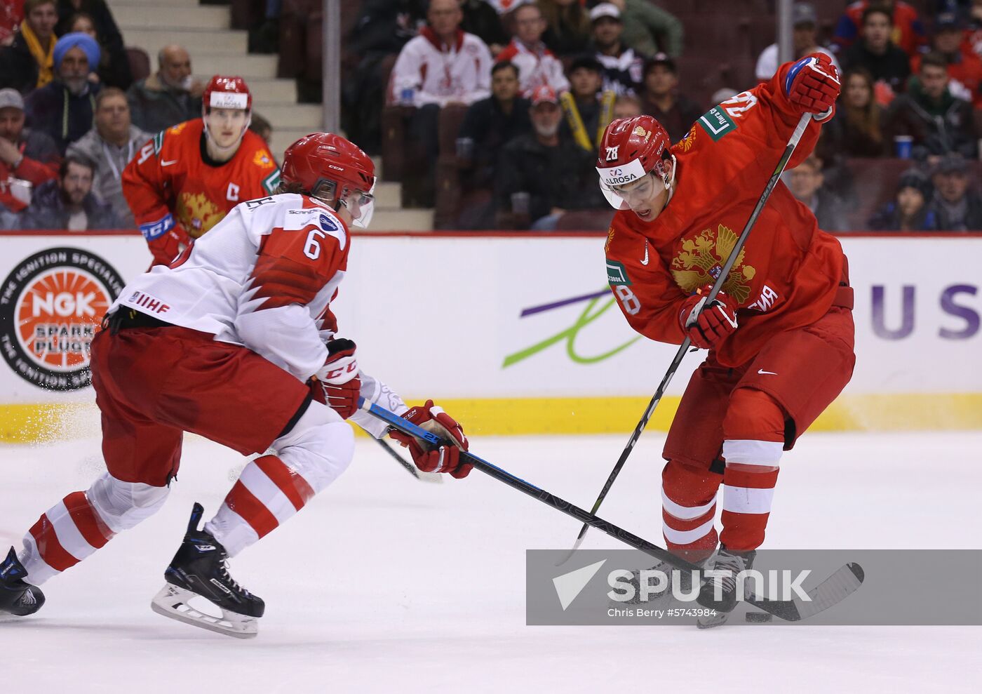 Canada Ice Hockey World Juniors Russia - Denmark