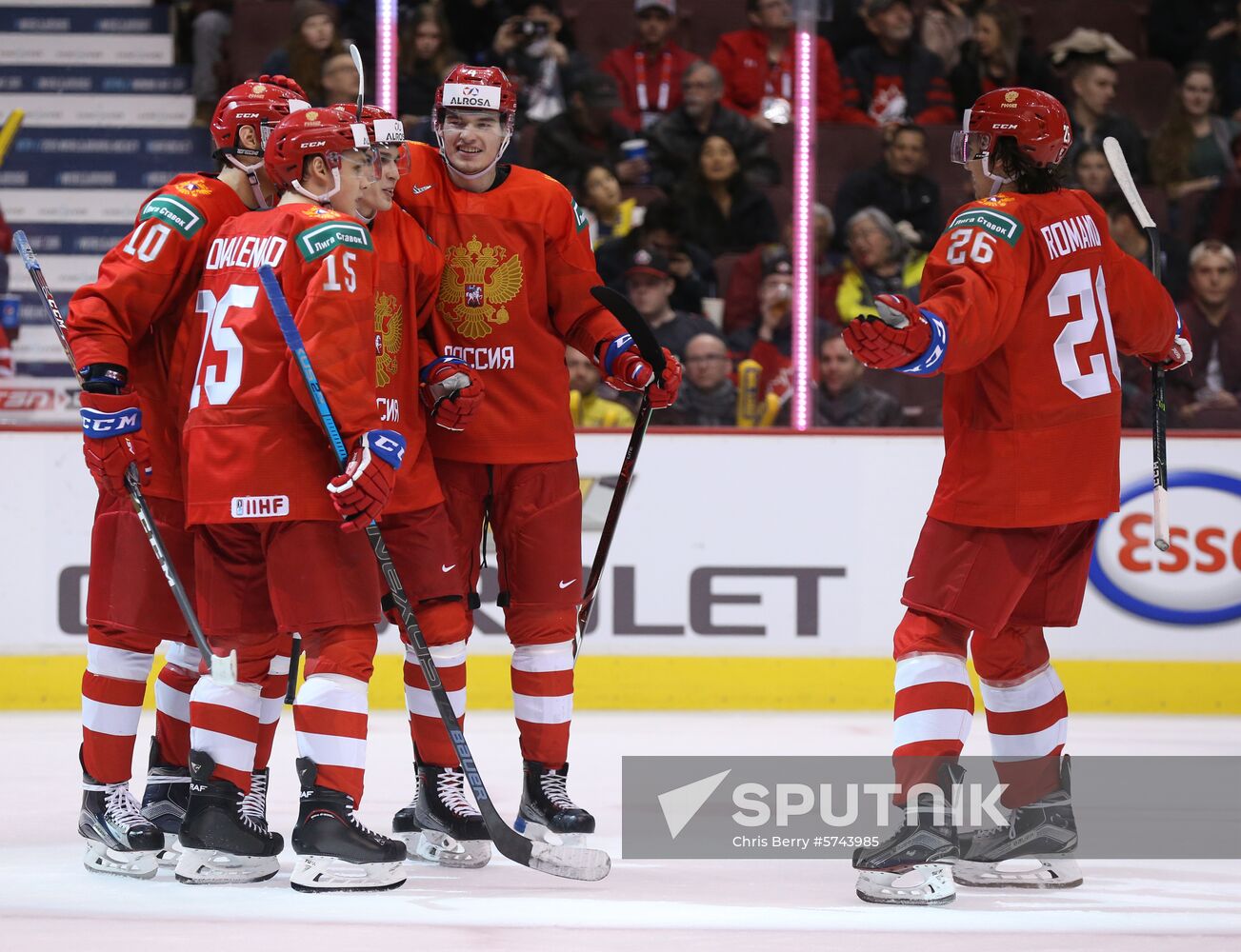 Canada Ice Hockey World Juniors Russia - Denmark
