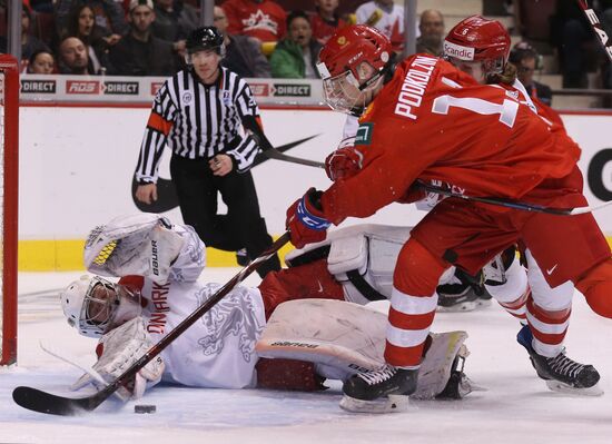 Canada Ice Hockey World Juniors Russia - Denmark