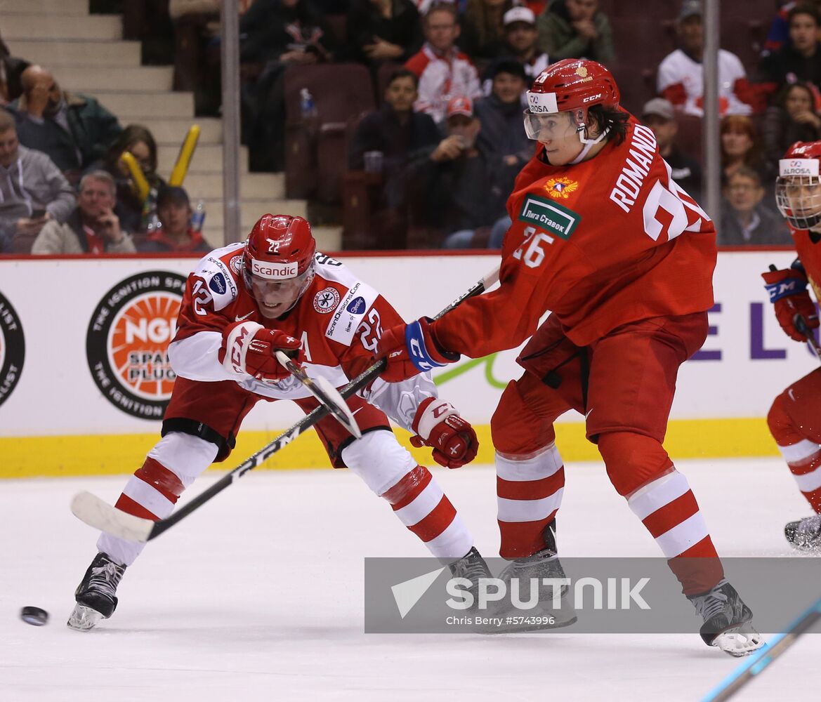 Canada Ice Hockey World Juniors Russia - Denmark