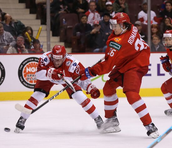 Canada Ice Hockey World Juniors Russia - Denmark
