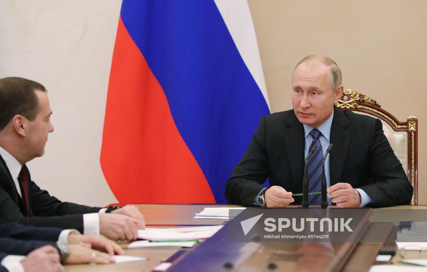 Vladimir Putin chairs Russia's Security Council meeting