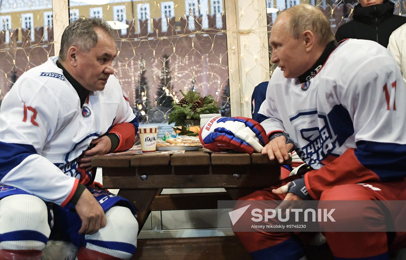 President Putin plays ice hockey match in Night Hockey League