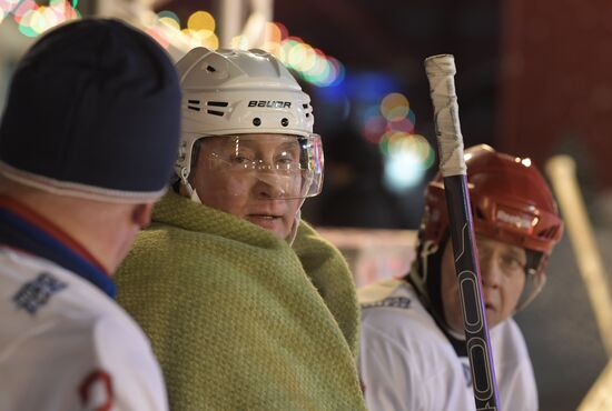 Russia Putin Ice Hockey