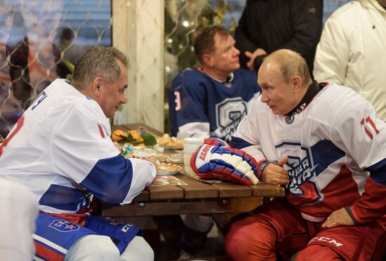 Russia Putin Ice Hockey
