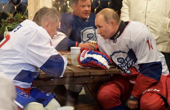 Russia Putin Ice Hockey