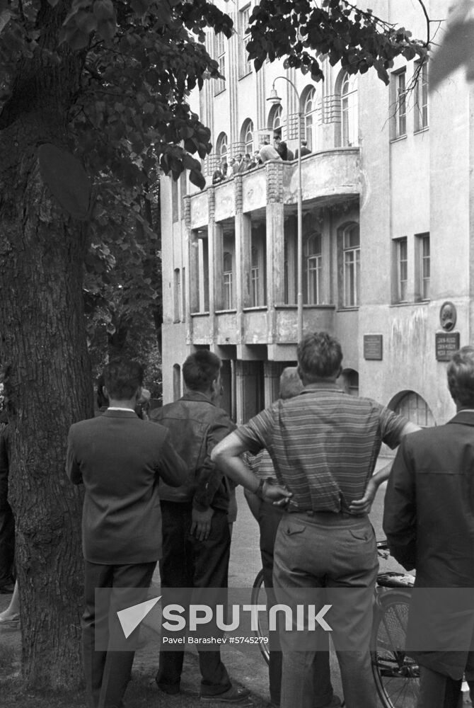 Soviet cosmonaut Yury Gagarin visits Finland