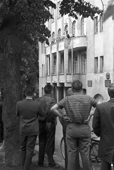Soviet cosmonaut Yury Gagarin visits Finland