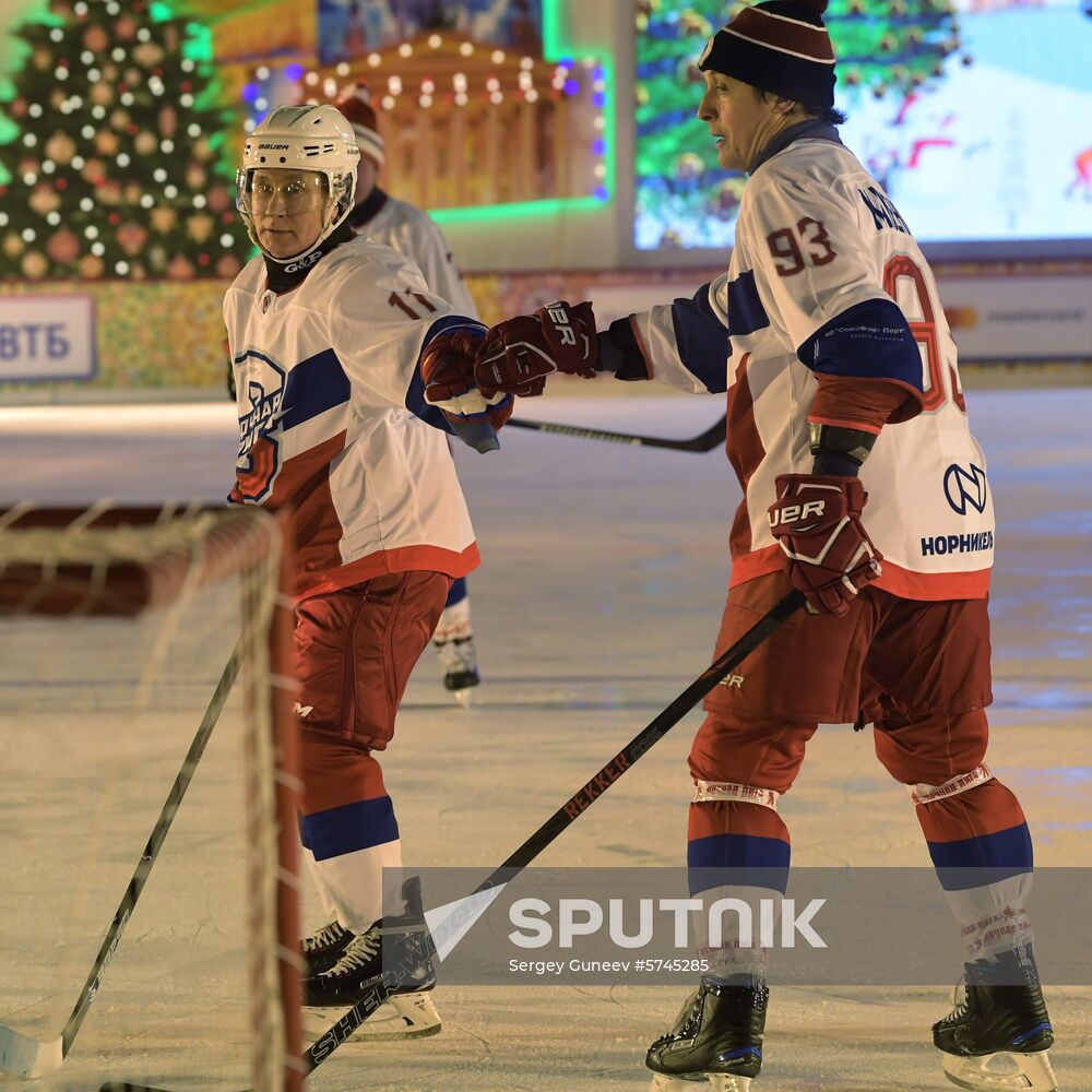 Russia Putin Ice Hockey