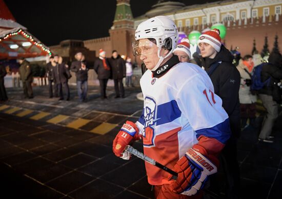 Russia Putin Ice Hockey