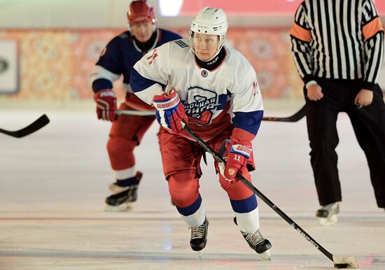 Russia Putin Ice Hockey