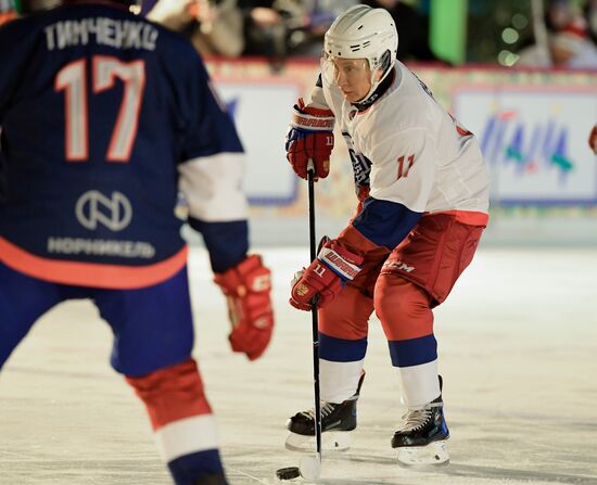 Russia Putin Ice Hockey
