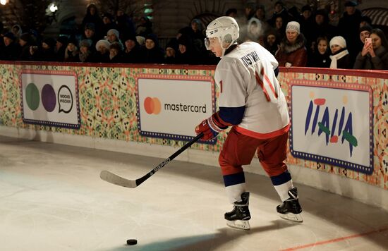 Russia Putin Ice Hockey