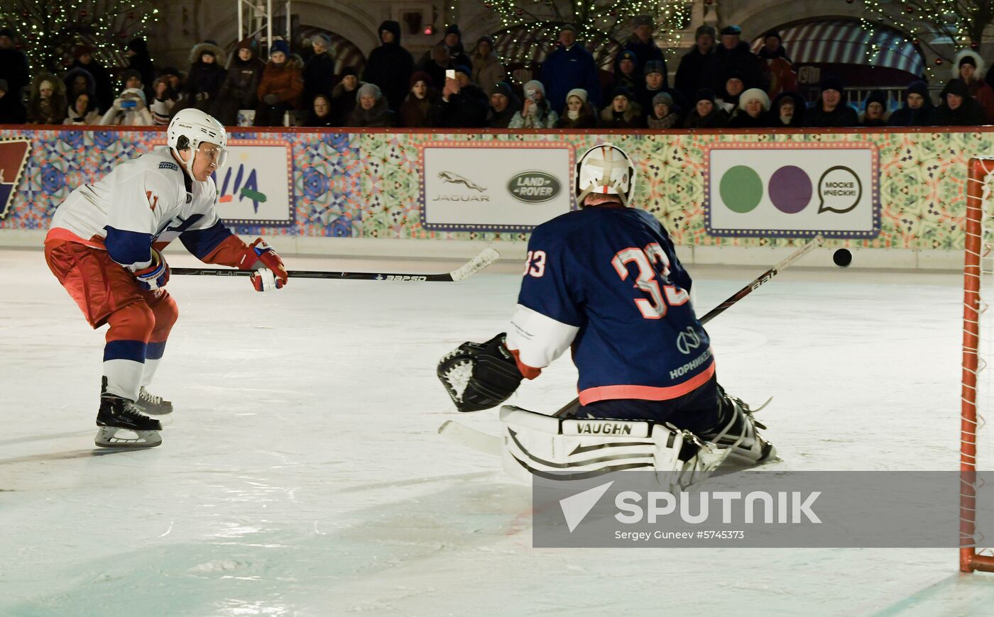 Russia Putin Ice Hockey