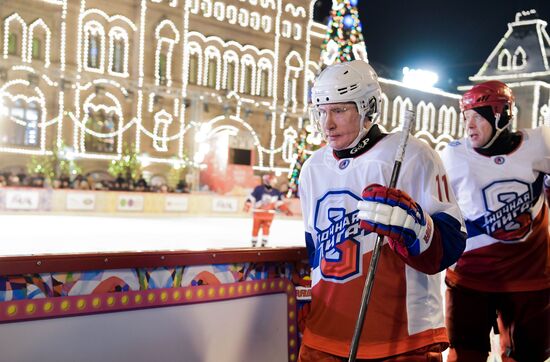 Russia Putin Ice Hockey