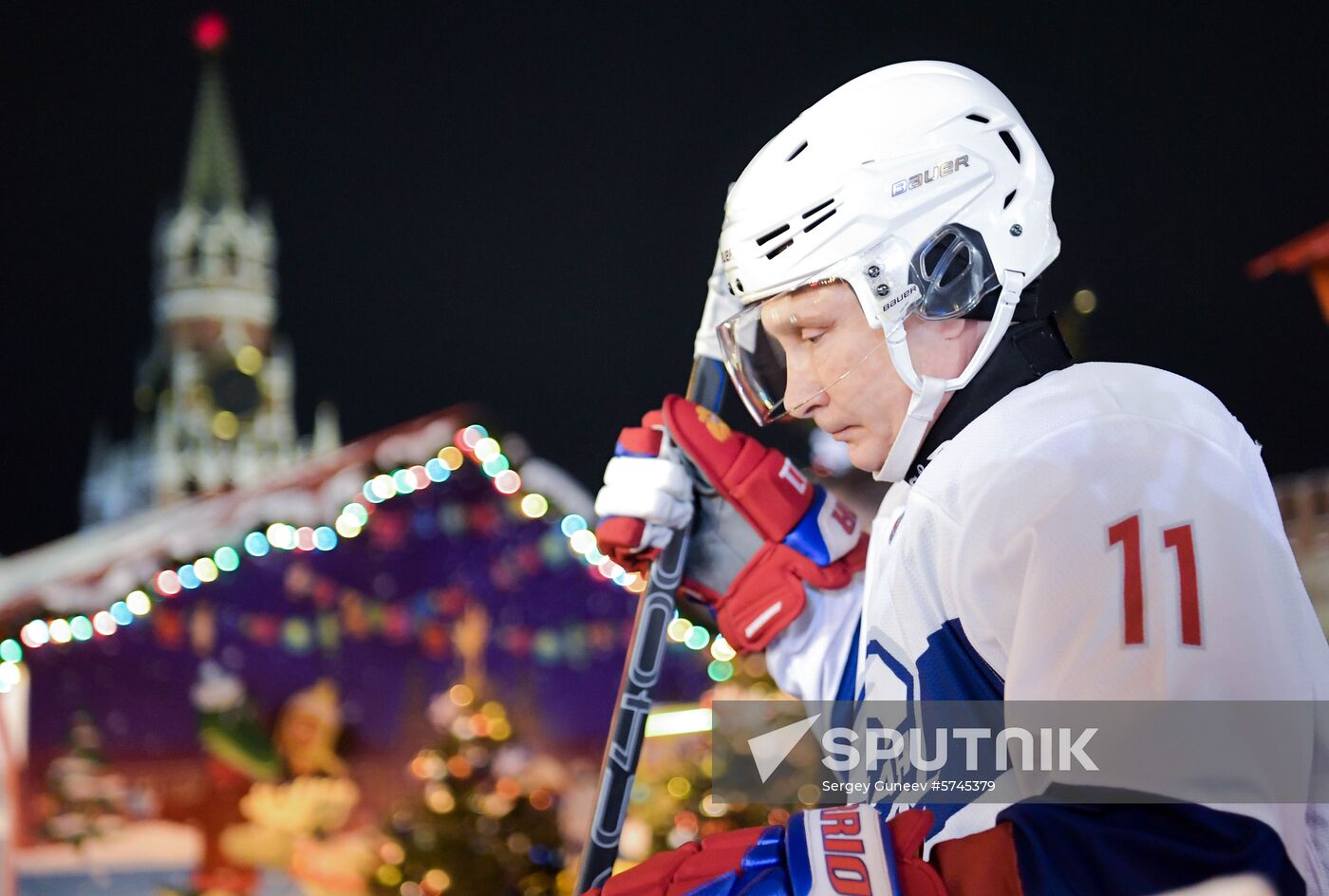 Russia Putin Ice Hockey