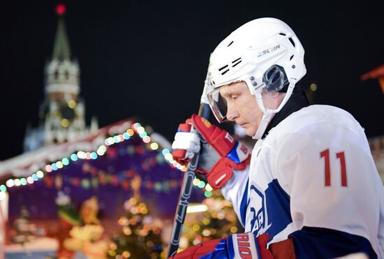 Russia Putin Ice Hockey