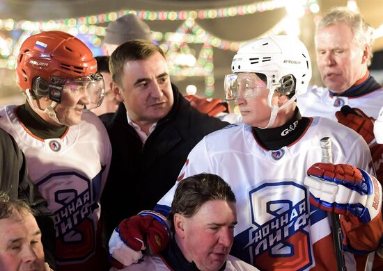 Russia Putin Ice Hockey