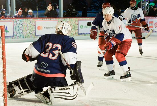 Russia Putin Ice Hockey
