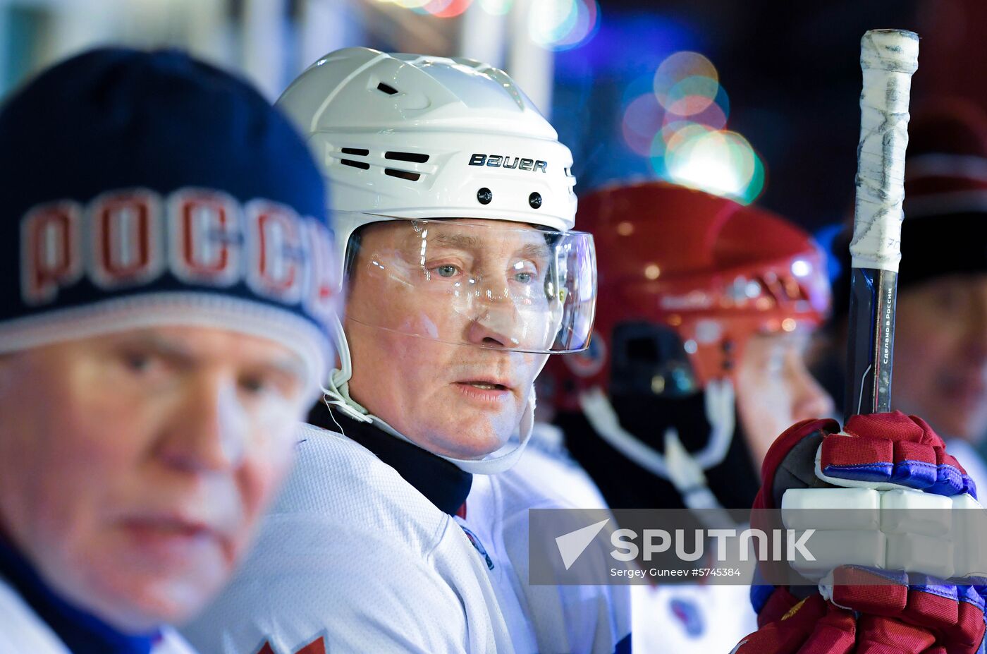Russia Putin Ice Hockey