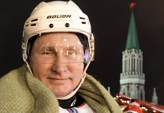 Russia Putin Ice Hockey