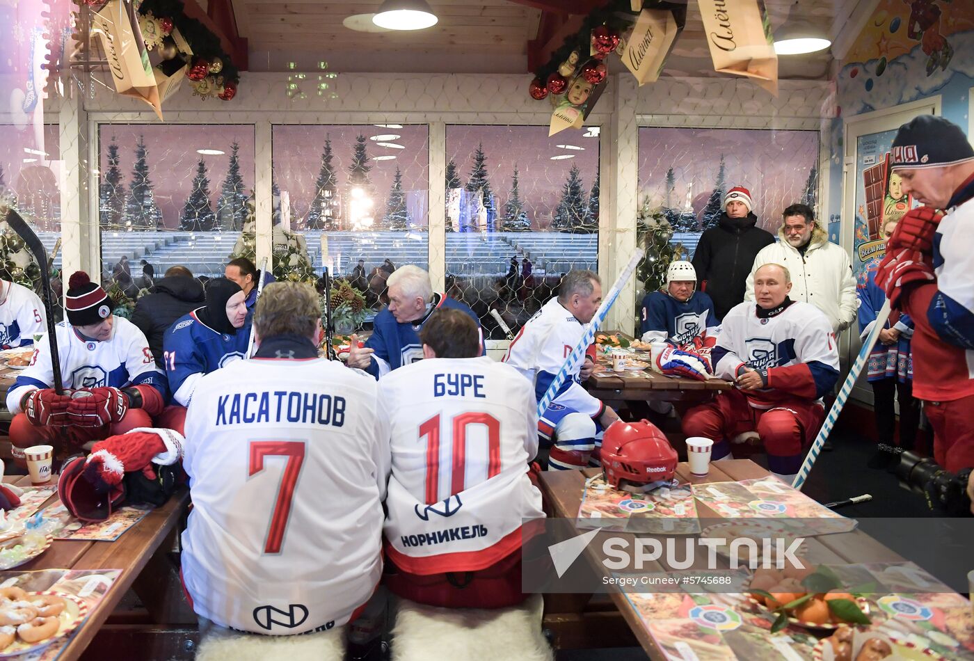 Russia Putin Ice Hockey