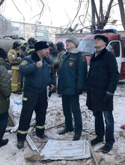 Russia Magnitogorsk Gas Explosion