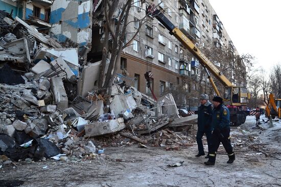 Russia Magnitogorsk Gas Explosion