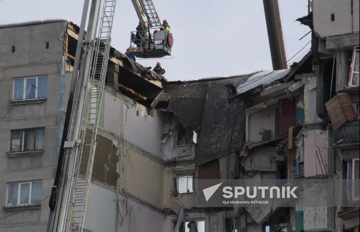 Russia Magnitogorsk Gas Explosion