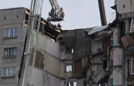 Russia Magnitogorsk Gas Explosion