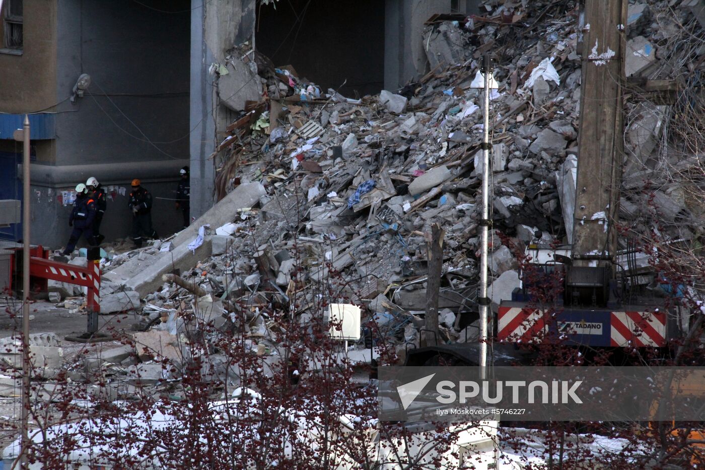 Russia Magnitogorsk Gas Explosion