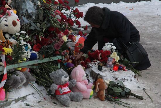 Russia Magnitogorsk Gas Explosion