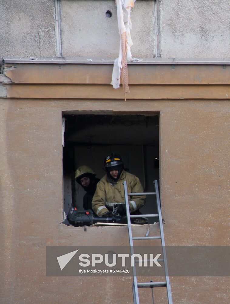 Russia Magnitogorsk Gas Explosion